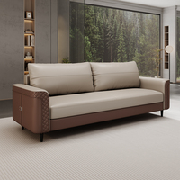 Luxus moderne minimalist ische Sofa Stand Lazy Bed Schreibtisch Büro Laptop Stand chinesische Business-Empfang Leder Sofa Set für Büro