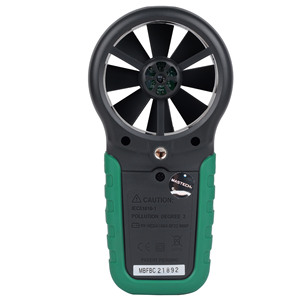 Anémomètre numérique Mastech MS6252A, mesureur de vitesse du vent 30 m/s avec interface USB pour la mesure du débit d'air - Product Image 2
