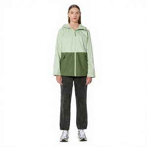 Custom <b>Womens</b> <b>Windbreaker</b> Jacket Lightweight Polyester Outdoor Jacket Water Repellent Sportswear OEM ODM Wholesale Supplier - Product Image 5