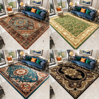 Customizable Pattern Crystal Velvet Living Room Carpet Low Maintenance Floor Rug for Apartment Indoor Living Area Decor