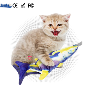 Juguete Interactivo para Gatos, Pez Eléctrico Personalizable con Movimiento de Saltar y Danzar, Simulación de Pez Saltarín - Product Image 1