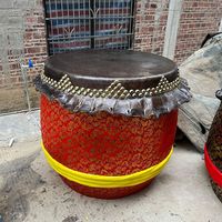 Tambour de danse du lion Wushu Kung Fu traditionnel chinois sur mesure, prix d'usine