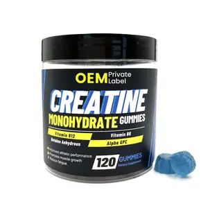 USA Warehouse Spot Supply 6g Creatine Monohydrate Per Serving AlphaGPC Complex Creatine Gummies