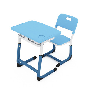 Conjunto de escritorio y silla para estudiantes de la marca National Industry, modelo KD06, con altura ajustable, para uso escolar y doméstico, educación primaria y secundaria. - Product Image 4