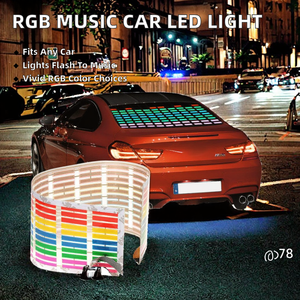 Nuova Luce LED LumenX per Parabrezza Auto, 12V 8W 30CM, <span class=keywords><strong>Ritmo</strong></span> Musicale Lampeggiante, Universale, Blu, Modelli Multipli - Product Image 2