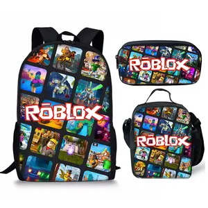 Factory Supply Kids Cartoon 3-teiliger Set-Rucksack für Grundschüler-Schult aschen mit Bleistifte tui Lunchbox Schult asche