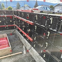 Système de coffrage réutilisable en plastique ABS haute résistance pour la construction de piscines, réservoirs d'eau et bassins, taille réglable