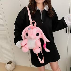 Sac à dos double diagonale de style dessin animé Linda, nouveau, style fête, machine à griffes, échange de poupées, sac à dos pour fille, peluche, poupée - Product Image 3