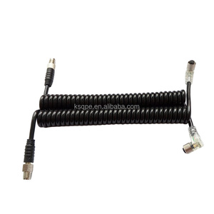 Toptan Endüstriyel Bakır Tel Esneme Uzunluğu Yaylı Spiral Kablo PE İzolasyon Katmanlı - Product Image 6