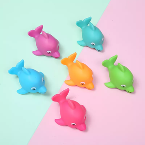 Tùy Biến Mới Bé Vui Vẻ Nhận thức Phim Hoạt Hình Nổi Đồ Chơi Học Tập Giáo Dục Squirter Nhiều Màu Nước Cá Heo Tắm Đồ Chơi - Product Image 2