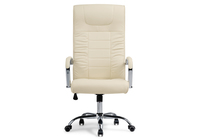 Chaise de bureau confortable à dossier haut de luxe chaise de bureau en cuir chaise de bureau moderne et confortable de PDG pivotante