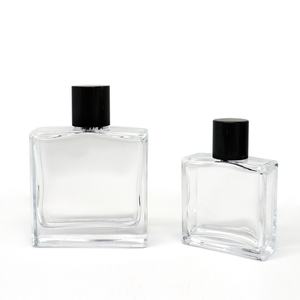 Envases de Perfume de Vidrio de Lujo con Atomizador, Botellas Cuadradas de Cristal Vacías de 100ml y 50ml, Ecológicas para Cosméticos - Product Image 4
