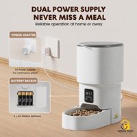 Distributeur automatique de nourriture pour animaux de compagnie Elecpet, écologique, étanche, alimenté par batterie, intelligent, WiFi, programmable, pour chiens et chats