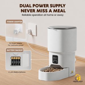 Elecpet Phone App Control Tuya Smart <b>Wifi</b> Advanced Auto Reminder Timed Cat Dog Food Dispenser Automatic Pet Feeder - Product Image 3