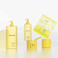 XINGYUAN Pots cosmétiques de forme ronde avec couvercles Pot de crème de lotion pour le corps en plastique de conception personnalisée 100g