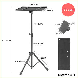 Soporte de Trípode Plegable Portátil OEM para Proyector, Soporte Ajustable en Altura para Pantallas de 60 a 100 Pulgadas - Product Image 4