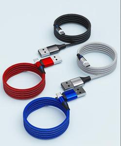 Cable Magnético USB 3 <span class=keywords><strong>en</strong></span> 1 <span class=keywords><strong>de</strong></span> MS Wholesale, Carga Rápida <span class=keywords><strong>de</strong></span> 2.4A, Rotación <span class=keywords><strong>de</strong></span> 360 Grados, Cable <span class=keywords><strong>de</strong></span> Carga Magnético <span class=keywords><strong>de</strong></span> Datos - Product Image 3