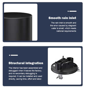 Capteur de pluie <span class=keywords><strong>intelligent</strong></span> IOT/AIOT/4~20mA ABS RS485 SDI-12 Impulsion Polycarbonate Seau basculant <span class=keywords><strong>Pluviomètre</strong></span> LoRaWAN - Product Image 4