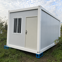 Cabine modulaire préfabriquée à prix d'usine pour construction rapide, maisonnette pour camp de réfugiés