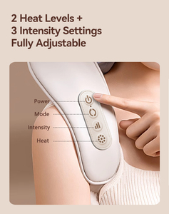 Darius Factory Wireless Shiatsu Masajeador de cuello y hombros con función de calefacción Batería de 2000mAh Aplicación corporal cómoda - Product Image 6