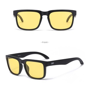 Lunettes de soleil polarisées Cr7 pour la pêche, monture intégrale rectangulaire, pour hommes, sport, extérieur, protection UV - Product Image 1