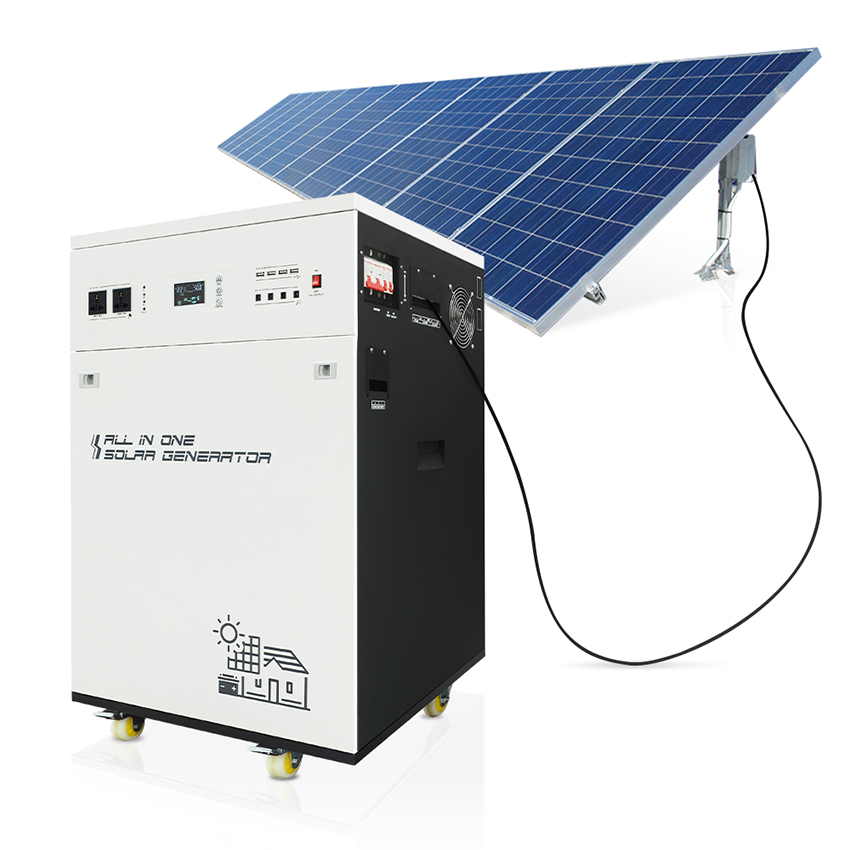 Gerador solar portátil, 1kw 2kw 1500w 5kw 3kw 2000w 6000w 3000w 5000w 4000w 7000w 1000w gerador solar doméstico portátil 220v 240v