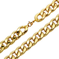 JABBRA24010001 Bracelet de mode hip-hop européen et américain en acier inoxydable or 12mm 14K vente à chaud de chaîne cubaine nouveau style