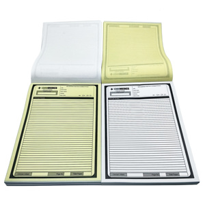 Blocco Ricevute Personalizzato in Carta Autocopiante NCR A5 148X210 Copie Dupliche / Triplicate con Raccoglitore - Product Image 1