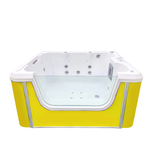 Baignoire de trempage carrée en acrylique autoportante au design moderne <span class=keywords><strong>Spa</strong></span> intérieur bon marché pour bain à remous pour bébé-pour salle de bain - Product Image 2