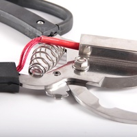Coupeur de queue d'animaux pour porcelet et cochon Pince électrique pour couper la queue d'animal en acier inoxydable