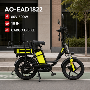 Bicicleta eléctrica de carga de 60V * 15AH con <span class=keywords><strong>Sidecar</strong></span> <span class=keywords><strong>E</strong></span> <span class=keywords><strong>Bike</strong></span> ciclomotor eléctrico bicicleta híbrida para entrega de adultos - Product Image 2
