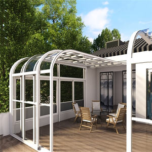 غطاء مسبح كبير مخصص للاستخدام في جميع الفصول، سقف مسبح تلسكوبي قابل للسحب من البولي كربونات للاستخدام الخارجي - Product Image 6