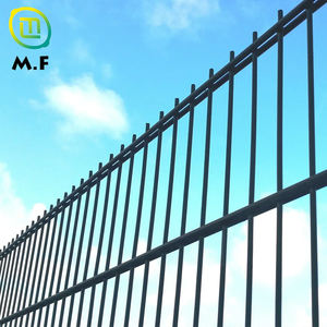 Clôture extérieure en <span class=keywords><strong>fil</strong></span> métallique recouvert de PVC, panneau <span class=keywords><strong>rigide</strong></span> en maille courbée, style allemand, clôture à <span class=keywords><strong>double</strong></span> <span class=keywords><strong>fil</strong></span>, panneaux de clôture en maille à <span class=keywords><strong>double</strong></span> <span class=keywords><strong>fil</strong></span> 8/6/8 - Product Image 1