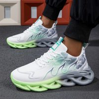 Nouveau Style chaussures de loisirs sportives pour hommes de grande taille conception en maille respirante confortable à lacets coupe basse légère