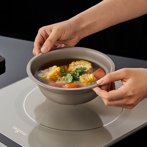 Bol à soupe rond en titane SunTop WT, <span class=keywords><strong>assiette</strong></span> à fruits pour la maison, <span class=keywords><strong>assiette</strong></span> pour collations, vaisselle d'extérieur, design minimaliste <span class=keywords><strong>moderne</strong></span> - Product Image 2