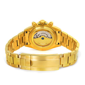 Montre Homme Hip Hop Iced Out Diamond Luxury Gold Jewelry Automatic Mechanical <b>Men</b> <b>Watch</b> - Product Image 3