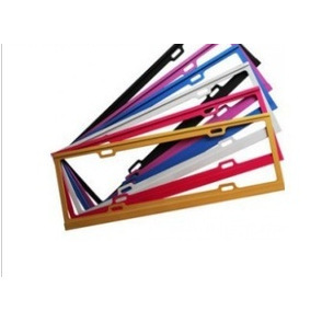 Cadre de plaque d'immatriculation en alliage de magnésium épaissi 205 mm, fixation double rail, usage général, numéro de pièce personnalisable 017 - Product Image 1