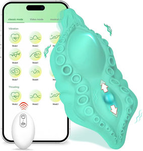 Vibrateur de culotte invisible et silencieux pour femmes, contrôle par application, stimulateur sexuel clitoridien portable avec fonction de succion - Product Image 2