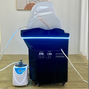 Muebles Modernos para Salón de Belleza, Lavabo de Lujo Negro Portátil para Spa Capilar con Tanque de Agua de 60L, Lavabo Japonés para Spa Capilar - Product Image 4