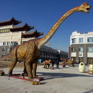 <span class=keywords><strong>Jurassic</strong></span> Park Dinosaur Museum Les statues géantes en fibre de verre de dinosaures montrent des sculptures de dinosaures de personnages de dessins animés pour l'extérieur - Product Image 1
