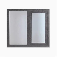 Moustiquaire de fenêtre anti-moustiques en polyester épaissi, auto-adhésive avec Velcro, facile à nettoyer, simple et invisible pour la maison, vente en gros pour le commerce extérieur