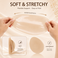 XINRUI Cache-tétons ultra-fins perforés, Patch liftant pour les seins, Sans bande de soutien-gorge, Soutien-gorge adhésif respirant pour grandes poitrines OEM ODM