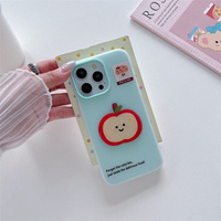 Coque de téléphone Lichicase Jelly Color Cartoon Cute Fruits Cartoon Apple pour Infinix Note 60 Pro Note 60 Ultra, protection antichoc, coque arrière