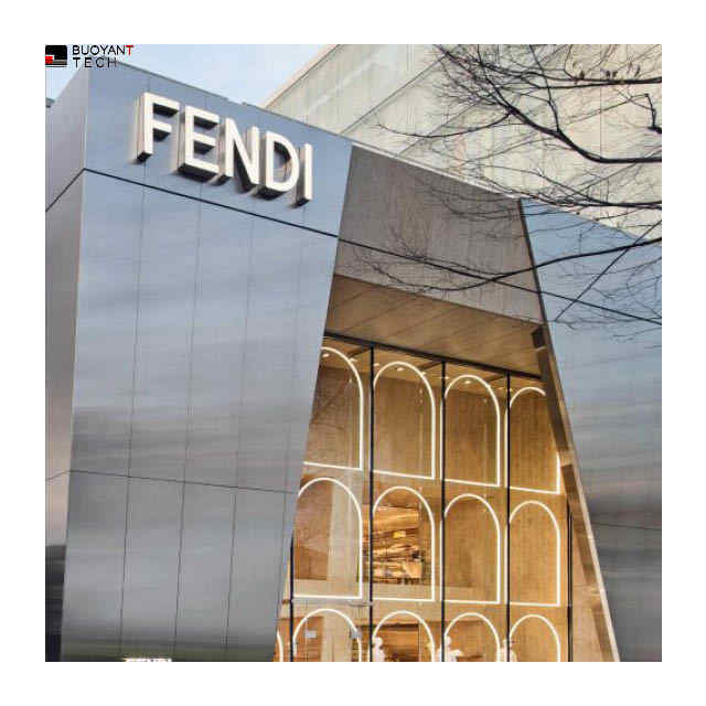 Custom Complex Outdoor Commercial Metal Outdoor Wall Channel Acrylic Stands logo Shop Pvc Business Signs