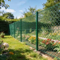 Clôture à maillons de couleur verte, hauteur 1,5 m, rouleau de 30 m, maille de 50 mm pour le golf, le jardin, le rangement des outils et l'équipement de jardinage