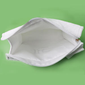 Pochette cosmétique en tissu éponge, design pliable avec fermeture éclair, petite pochette de rangement portable pour le <span class=keywords><strong>maquillage</strong></span>, idéale pour les voyages quotidiens et la plage - Product Image 5