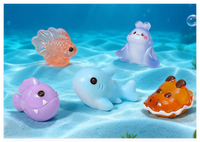 Dessin animé créatures lumineuses Miniature résine lumineuse jouets 3d Mini poupée Figurine pour enfant enfants sac aveugle Surprise ornement chanceux