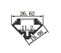 Fabricant de profilés en aluminium pour bandes LED, profilés en aluminium 6063, profilés en aluminium recyclé pour fenêtres et portes