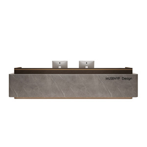 Mostrador de recepción plegable minimalista moderno para empresa, salón de belleza, Mostrador de cajero de hotel, institución de formación para hospitales - Product Image 6