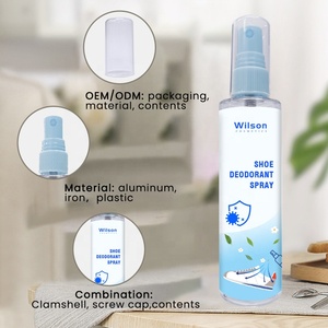 100ml Emballage uni désodorisant chaussures déodorant vaporisateur éliminateur d'odeurs parfum fournisseur naturel Luxuoso éliminateur d'odeurs vaporisateur - Product Image 3